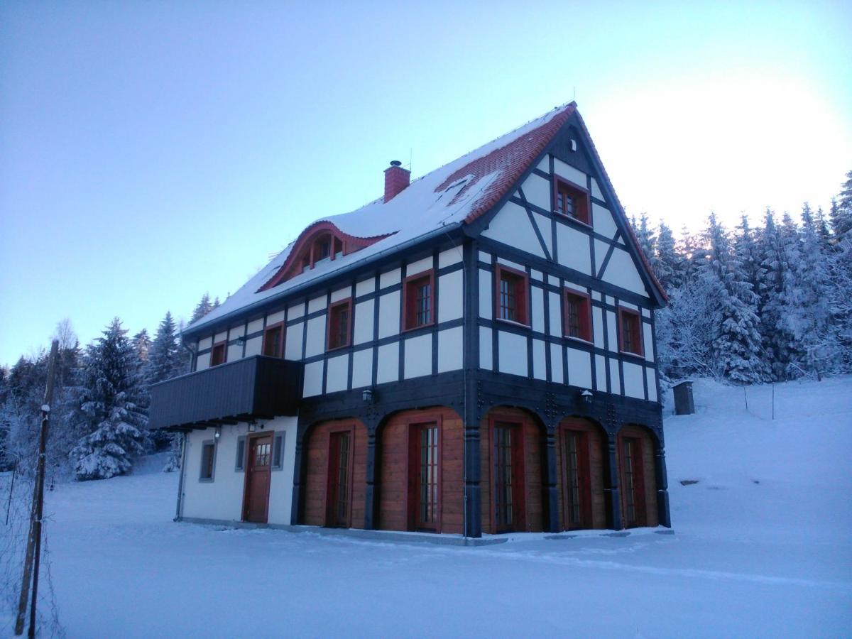 Izerski Horyzont - Dom Z Balia W Lesnej Perspektywie Kopaniec Exterior foto